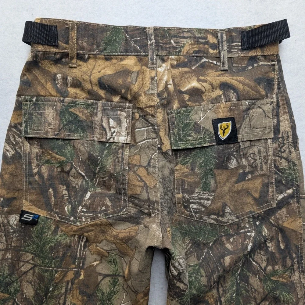 Scent Blocker Hunting Pants Youth M Brown Realtree Xtra Camo Adjustable Waist